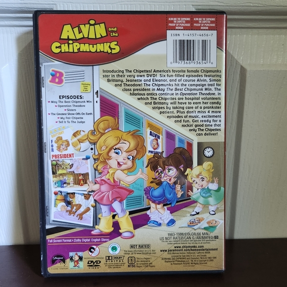 3/$12 Alvin and the Chipmunks: The Chipettes on DVD 📀 - Picture 2 of 3